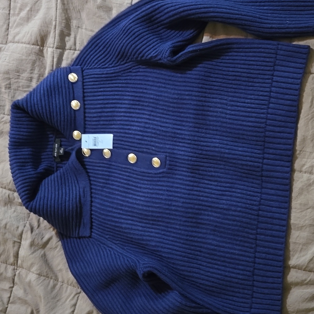 Ann Taylor Ribbed Knit Sweater - Picture 3 of 6